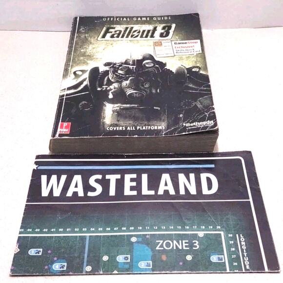 Fallout 3 Prima Official Game Guide 2008 All Platforms w/ Map - Picture 1 of 5